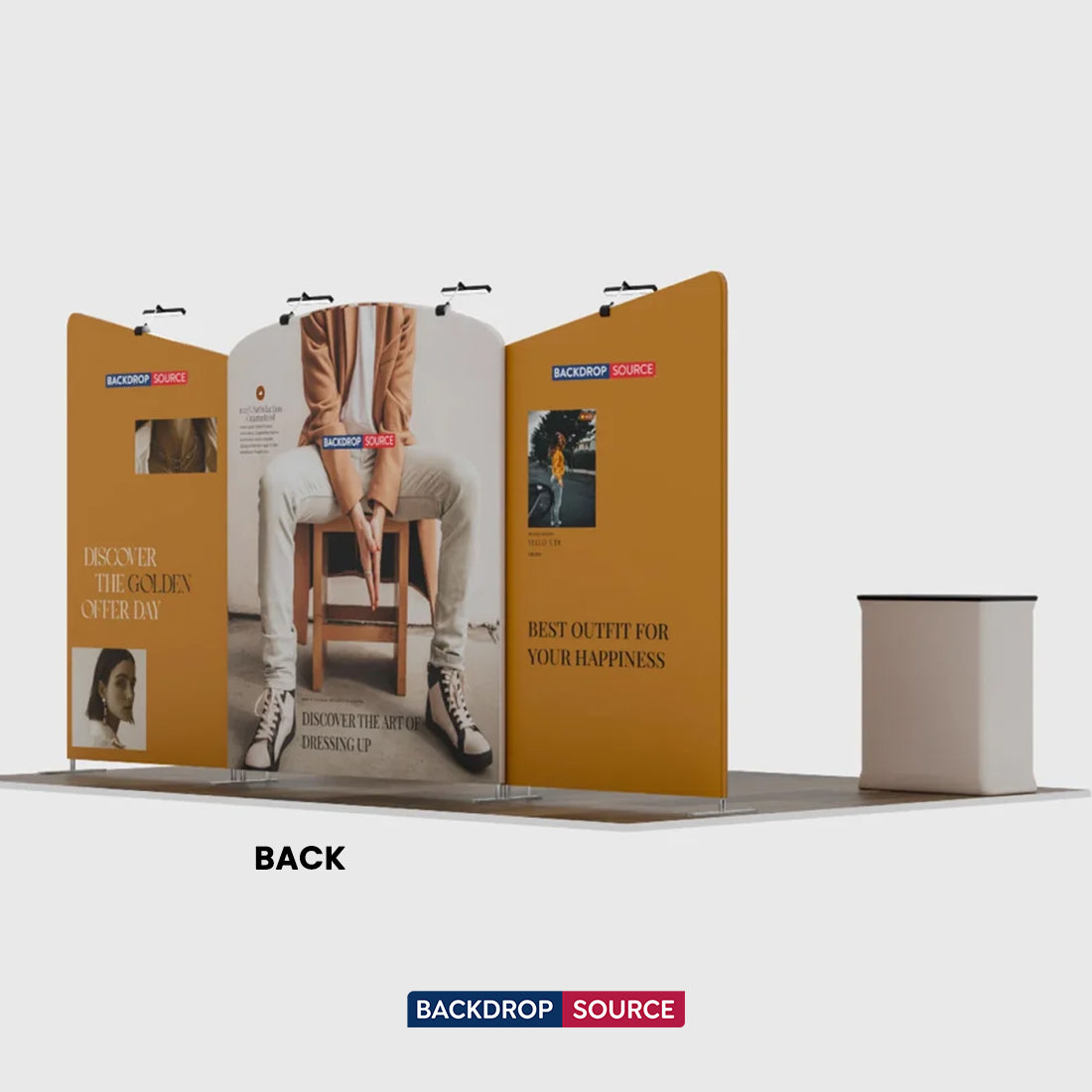 Portable Exhibit Display 20ft x 10ft - Model 8