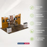 Portable Exhibit Display 20ft x 10ft - Model 8
