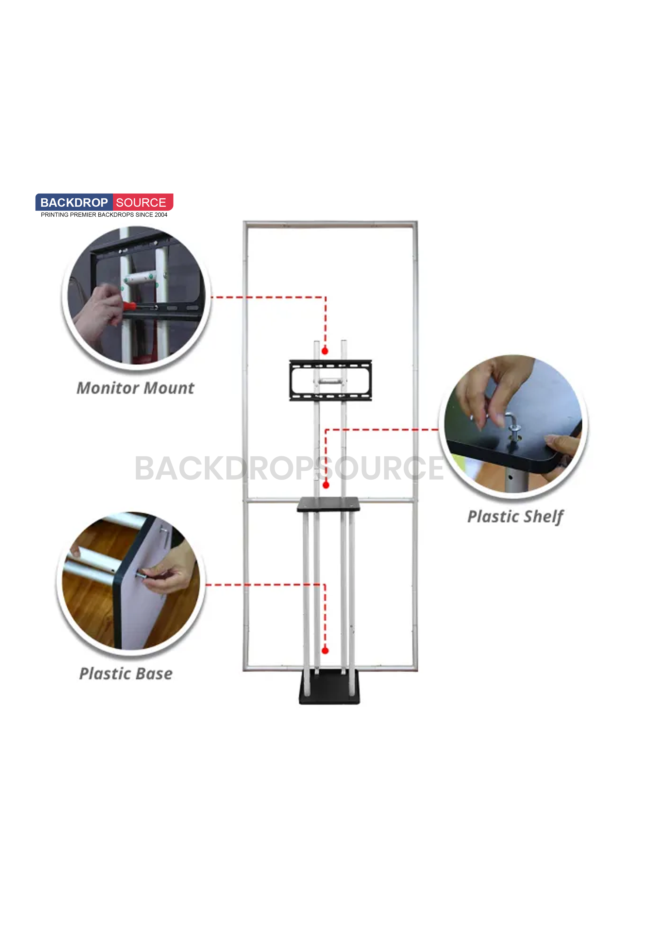Portable Exhibit Display – S Shape