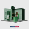 Portable Exhibit Display 10ft x 10ft - Model 19