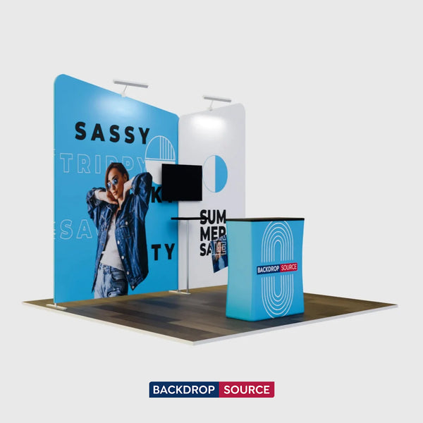Portable Exhibit Display 10ft x 10ft - Model 4
