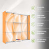 Portable Pop-Up Display Wall with Shelving (Dual-Side Print)