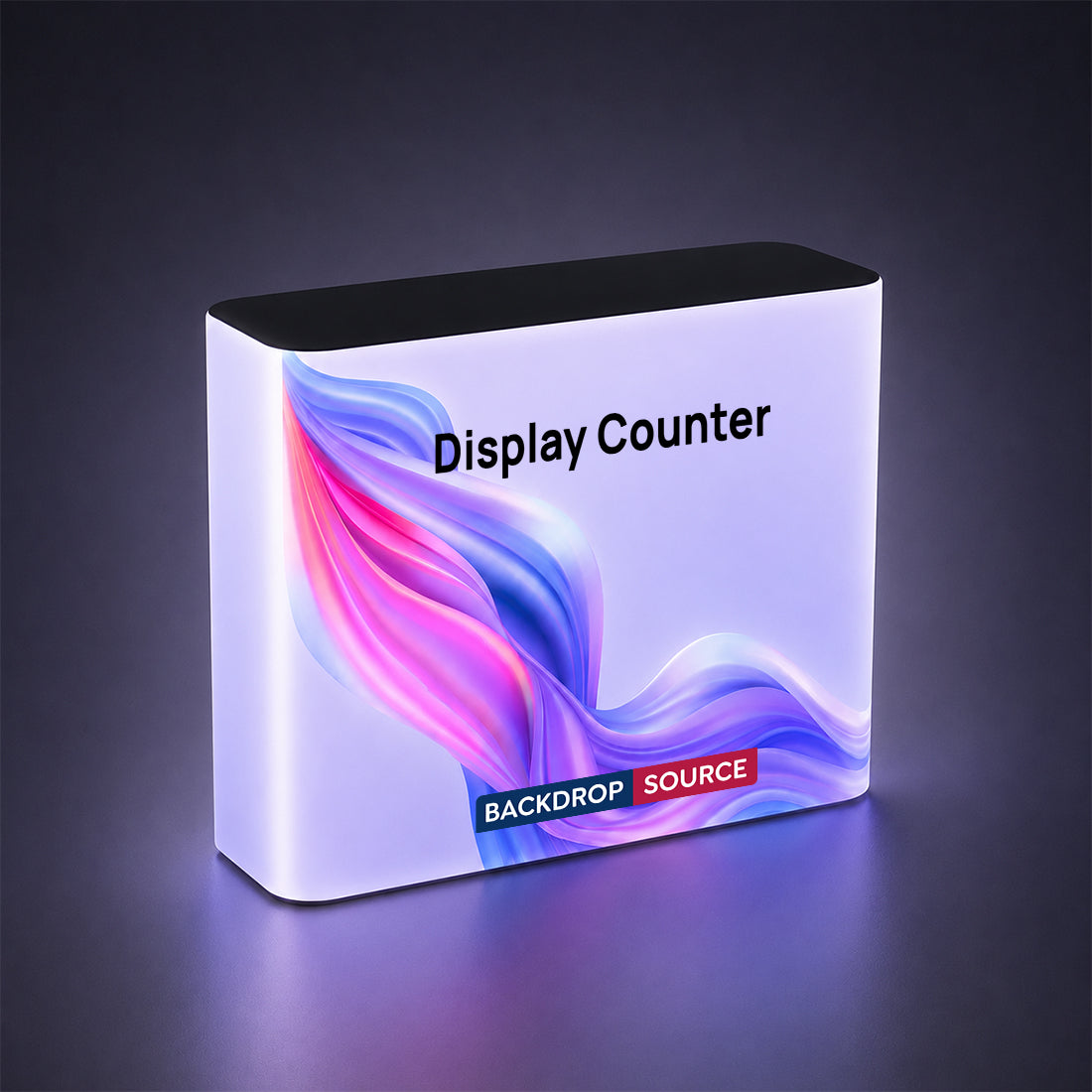 Backlit Premium Fabric Counter Display – 3ft/4ft/6ft