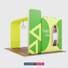 Premium Modular L Arch TV Display Exhibition Kit for 10ft Wide Booths