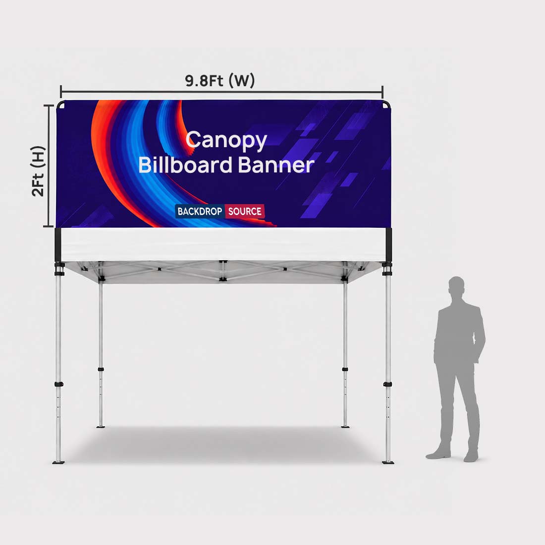 Printed Fabric Canopy Billboard Banner