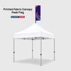 Printed Fabric Canopy Peak Flag