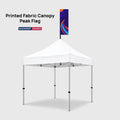 Printed Fabric Canopy Peak Flag