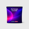 Rectangle Fabric Display Counter - included in Magnetic Fabric Banner Stand Exhibition Kit with L-Shaped Display