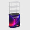 Mostrador de exhibición de tela rectangular (para exhibiciones en podios y stands)
