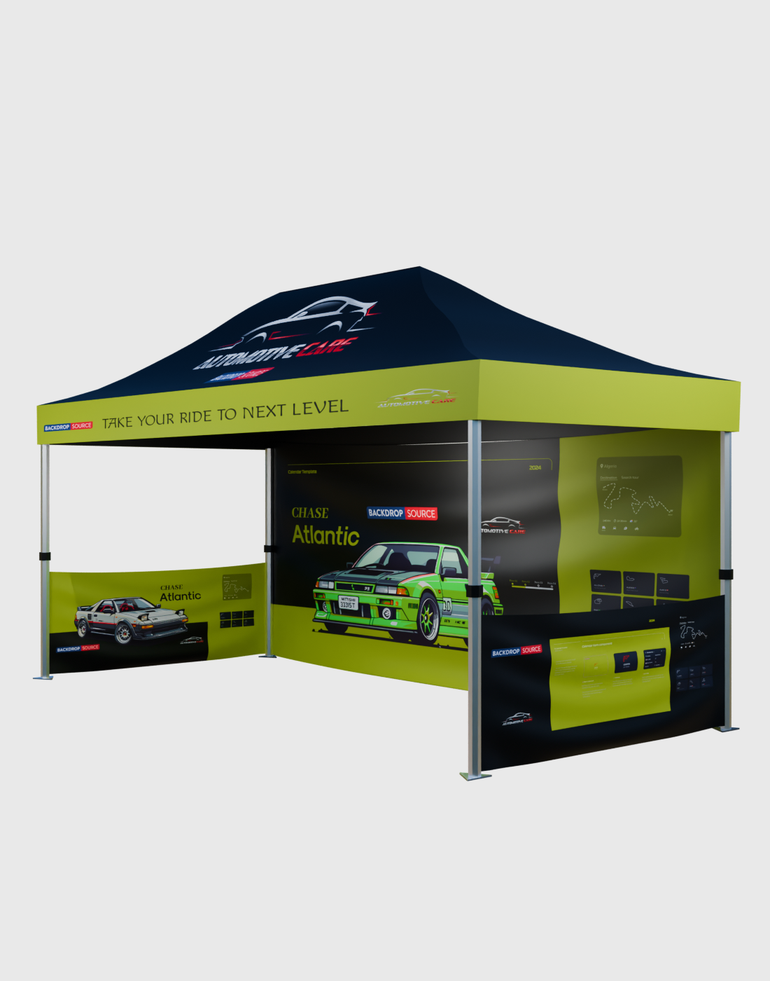 Heavy Duty Custom Canopy Tent (15ft x 10ft)