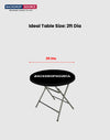 Round Stretch Table Topper