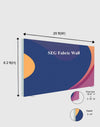 SEG Fabric Media Wall - 20ft Wide