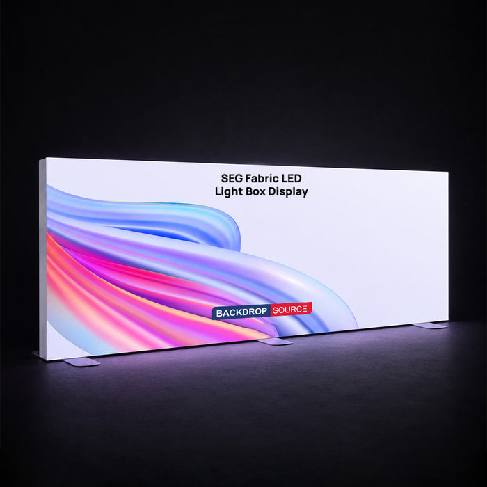 SEG Fabric LED Light Box Display - 16.4ft W x 8.2ft H
