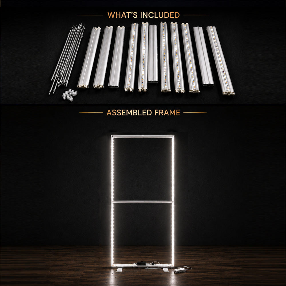 SEG Fabric LED Light Box Display - 3.3ft W x 6.5ft H