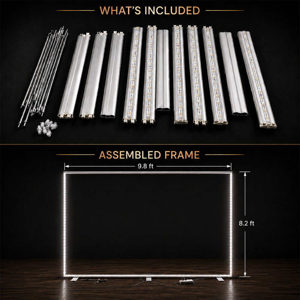 SEG Fabric LED Light Box Display - 9.8ft Wide