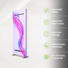 SEG Fabric Media Wall - 2.8ft W x 6.5ft H