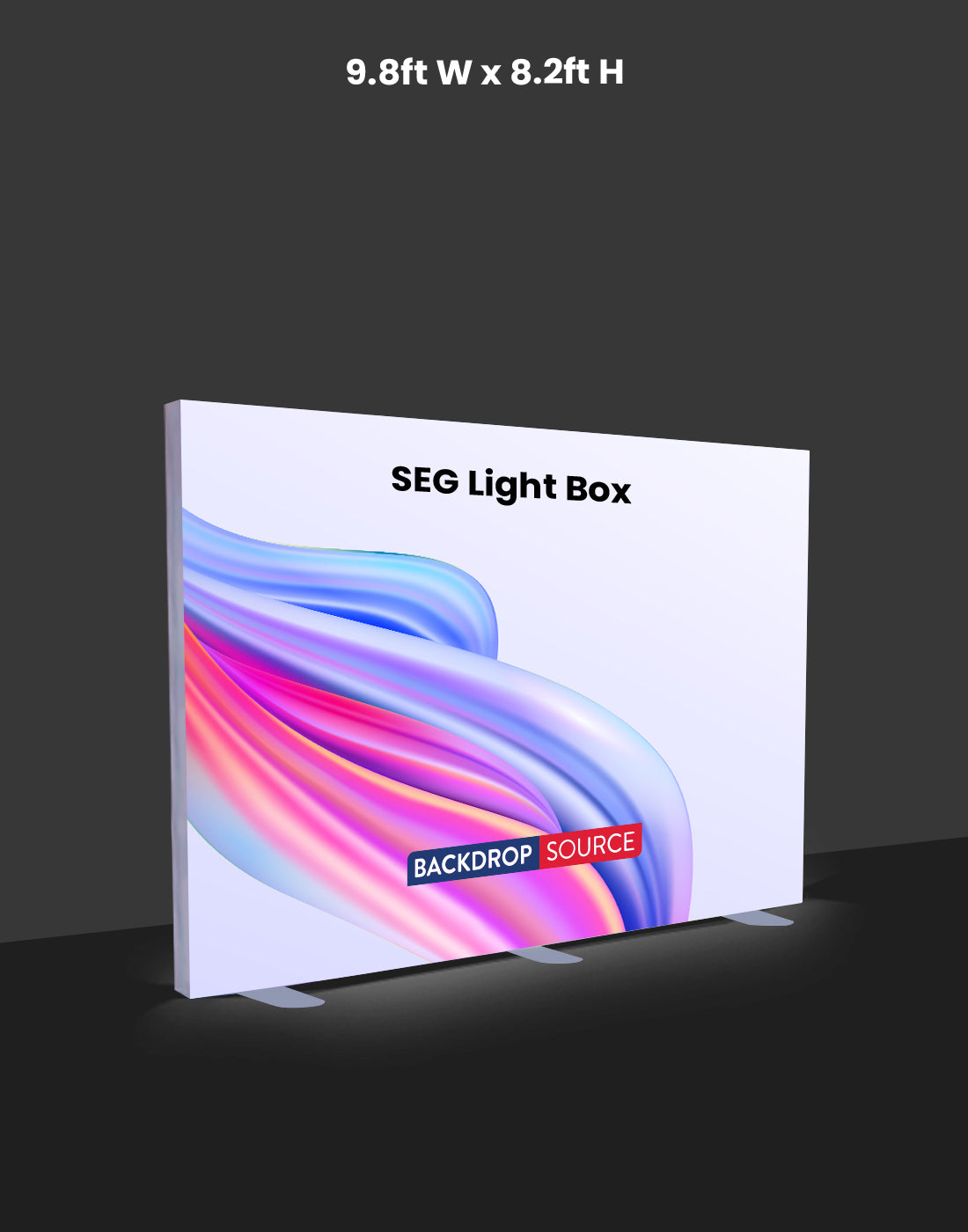 SEG Fabric LED Light Box Display - 9.8ft Wide