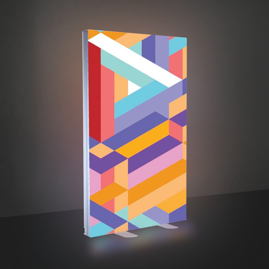 SEG Frameless  Fabric LED Light Box Display - 3.2ft W x 6.5ft H