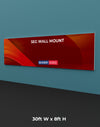Wall-Mounted SEG Fabric display