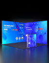 Espositore modulare SEG Lightbox da 10 piedi per fiere - Modello 4
