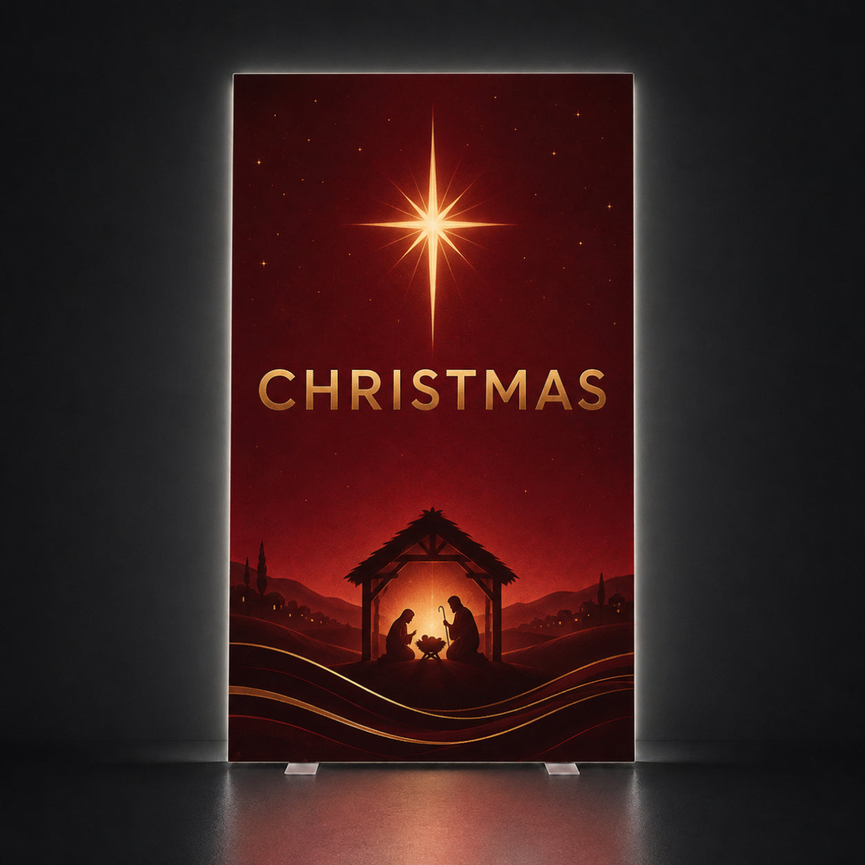 Church Sanctuary Backlit SEG Panel — Wide