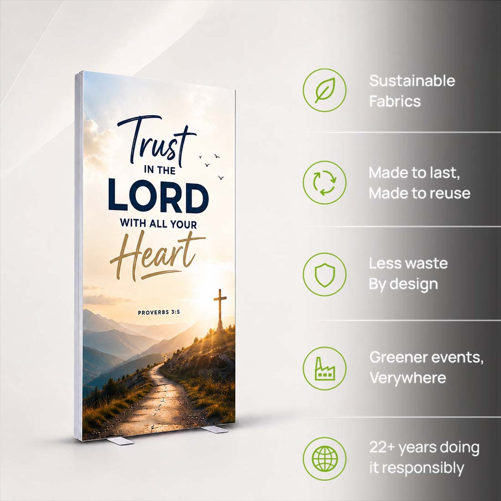 Church Sanctuary Backlit SEG Panel — Wide