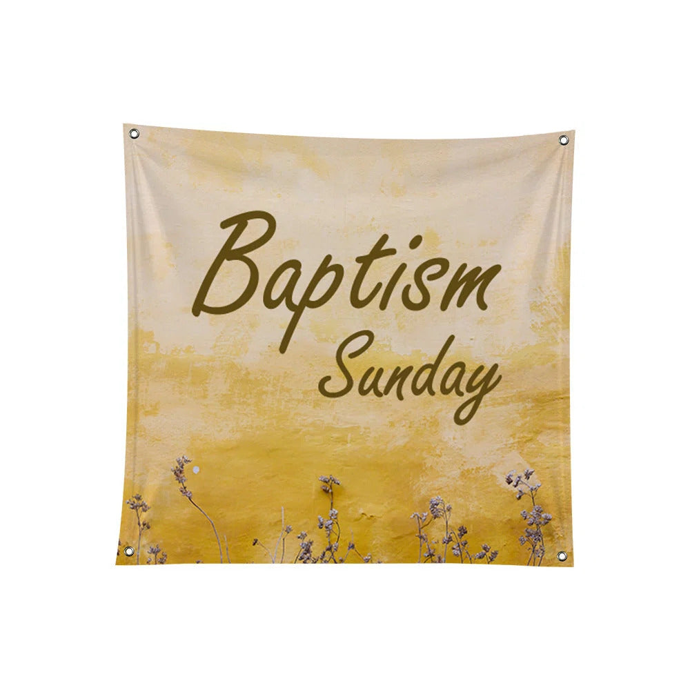 Church Sanctuary Eco-Friendly 600D Banner