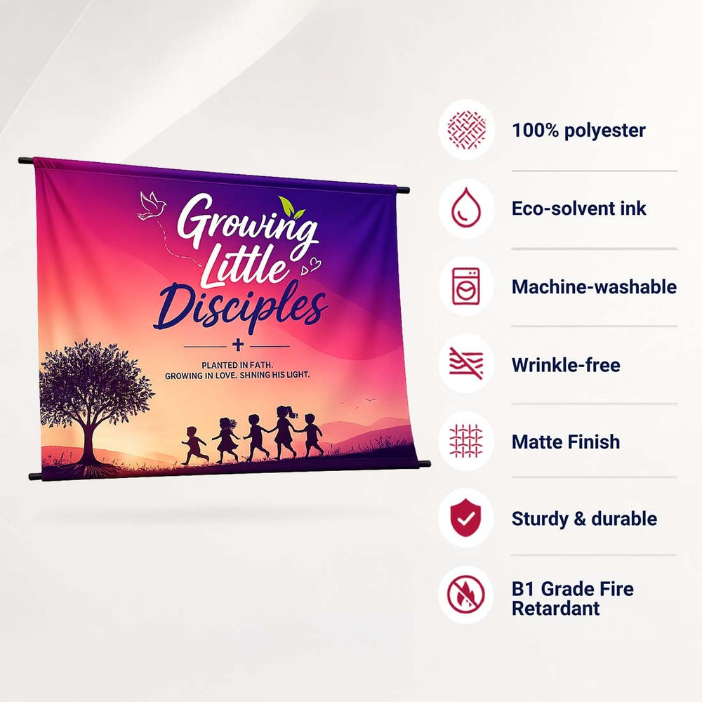 Church Sanctuary Eco-Friendly 600D Banner