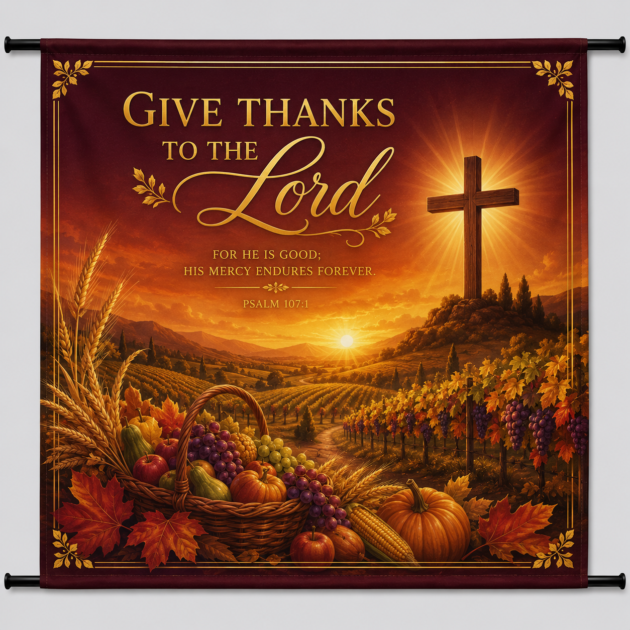 Church Sanctuary Eco-Friendly 600D Banner