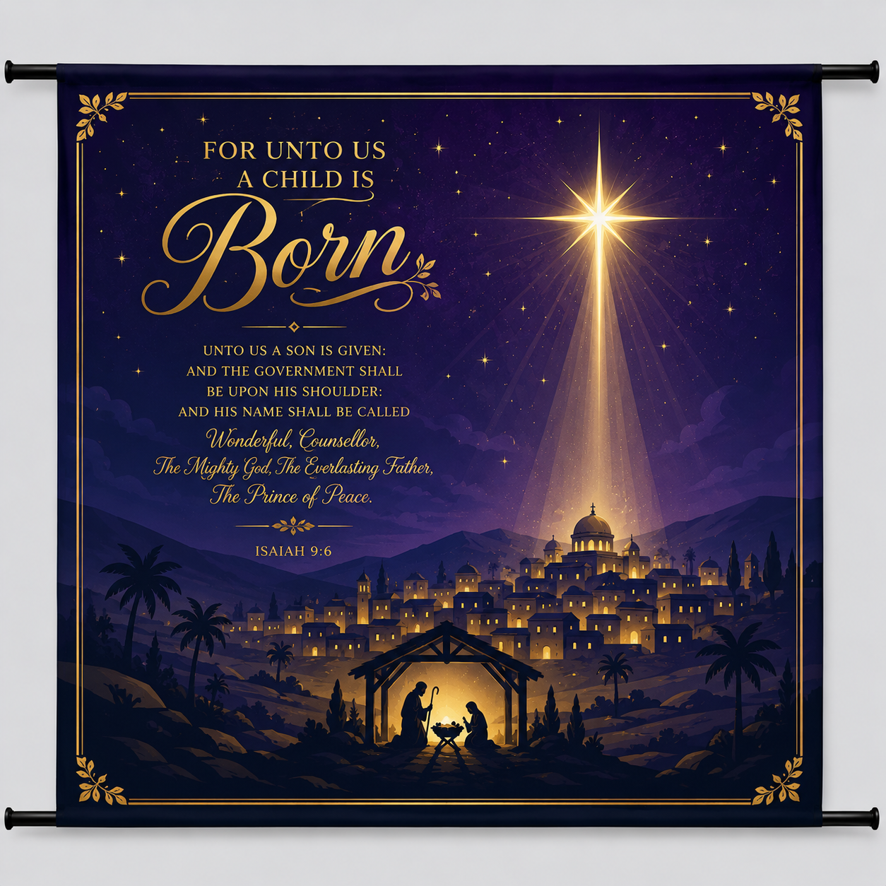 Church Sanctuary Eco-Friendly 600D Banner