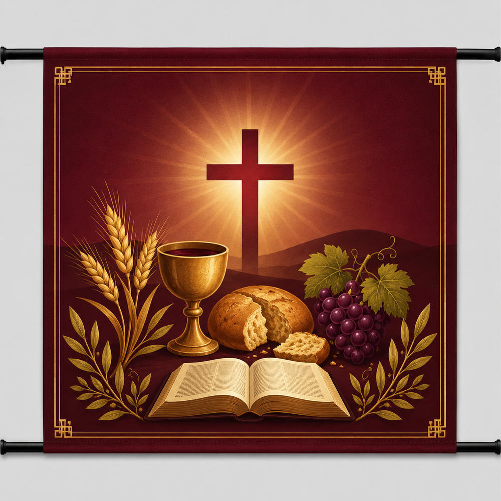 Church Sanctuary Eco-Friendly 600D Banner