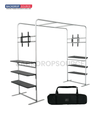 Square Arch Display with Shelf & TV Rack