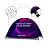 Semi-Circle Fabric Pop Up Banners  (Double Side Printed)
