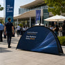 Semi-Circle Fabric Pop Up Banners  (Double Side Printed)
