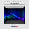 Shell Scheme Exhibition Graphics for 10ft Wide x 10ft Depth Booth