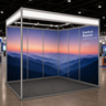Shell Scheme Exhibition Graphics for 10ft Wide x 10ft Depth Booth