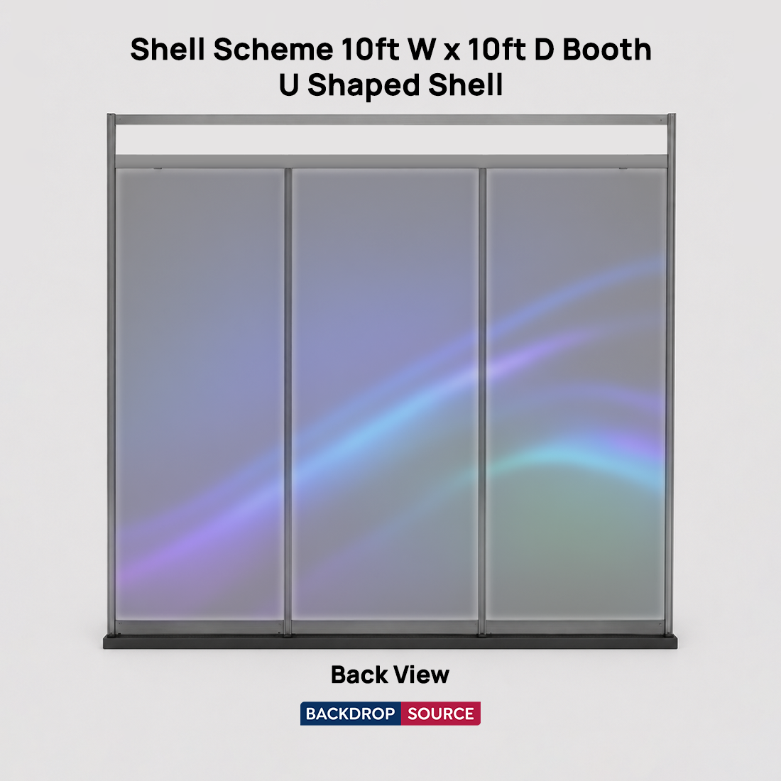 Shell Scheme Exhibition Graphics for 10ft Wide x 10ft Depth Booth