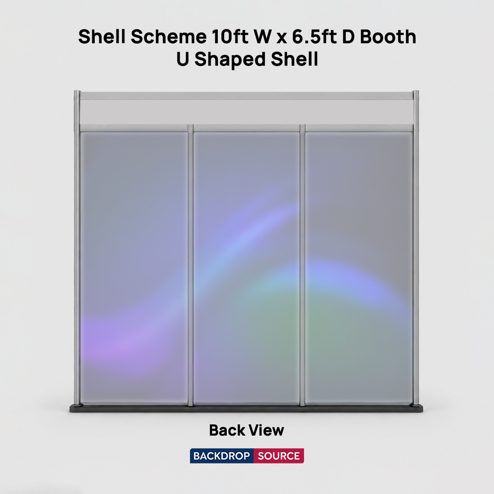 Shell Scheme Exhibition Graphics for 10ft Wide x 6.5ft Depth Booth
