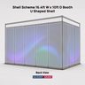 Shell Scheme Exhibition Graphics for 16.4ft Wide x 10ft Depth Booth