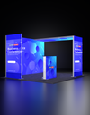 Espositore modulare SEG Lightbox da 10 piedi per fiere - Modello 3
