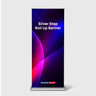 Silver Step Fabric Roll Up Banner