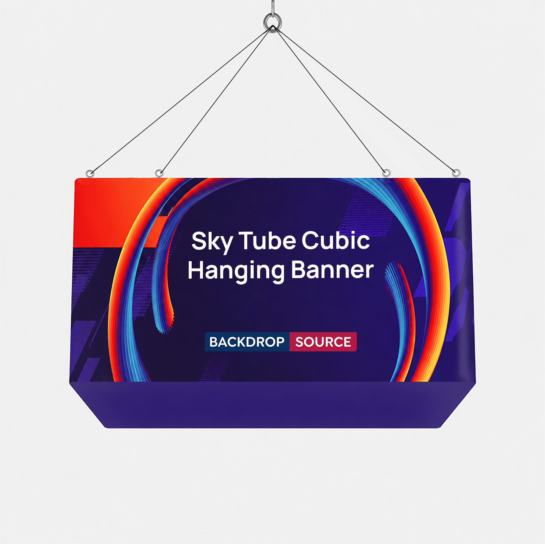Sky Tube Cubic Hanging Banner