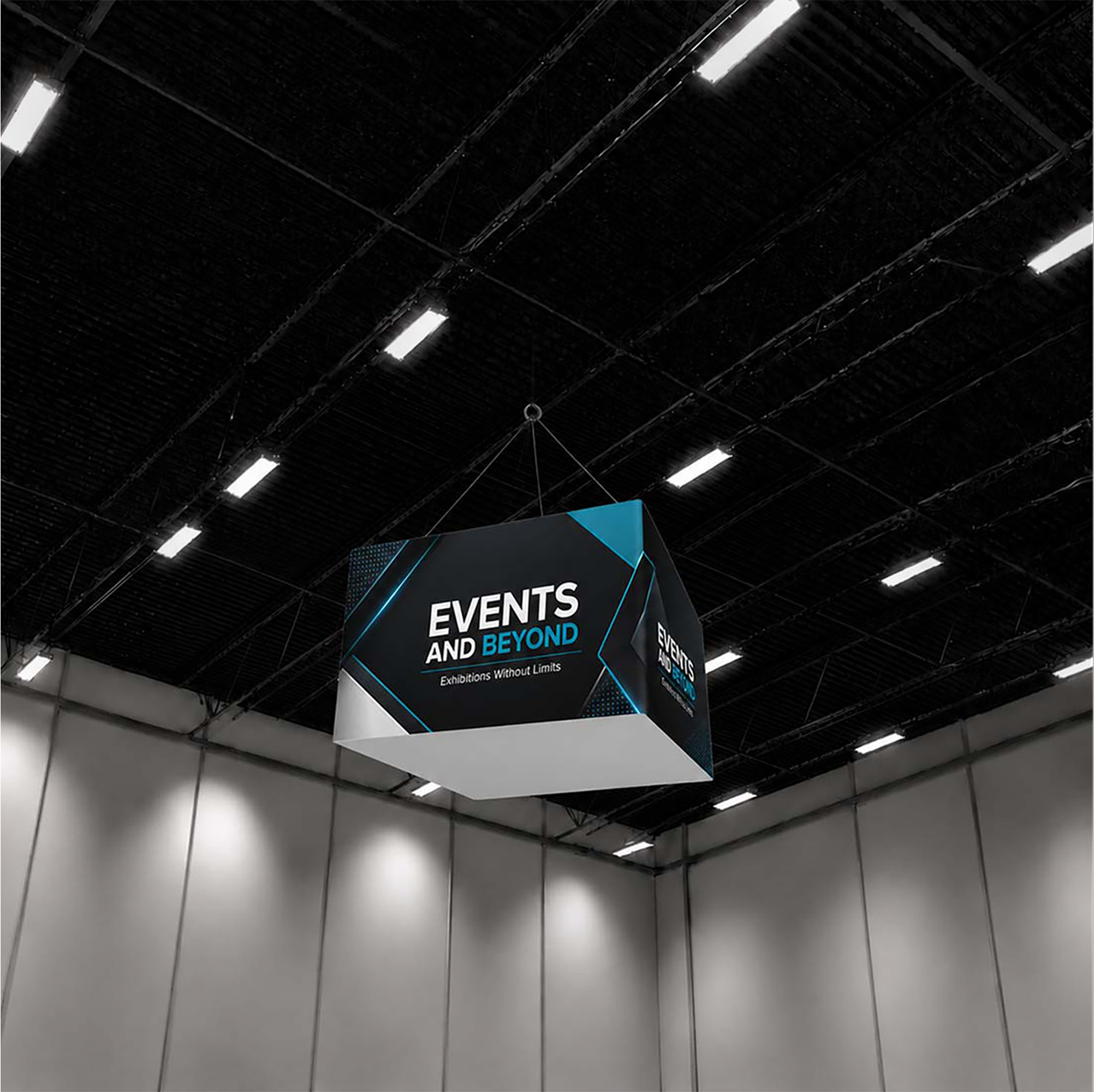 Sky Tube Cubic Hanging Banner