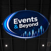 Sky Tube Ellipse Hanging Banner - Face Down