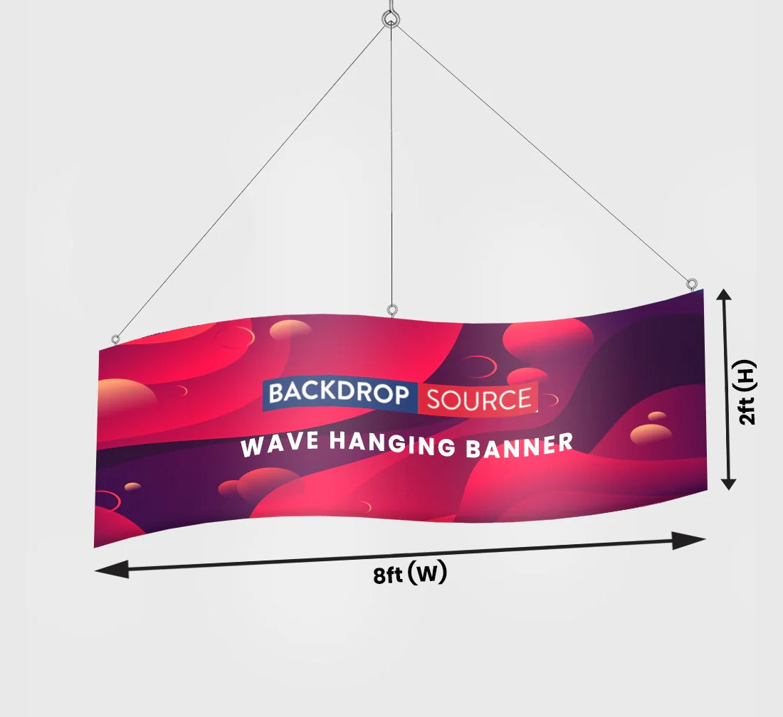 Banner sospeso Sky Tube Wave