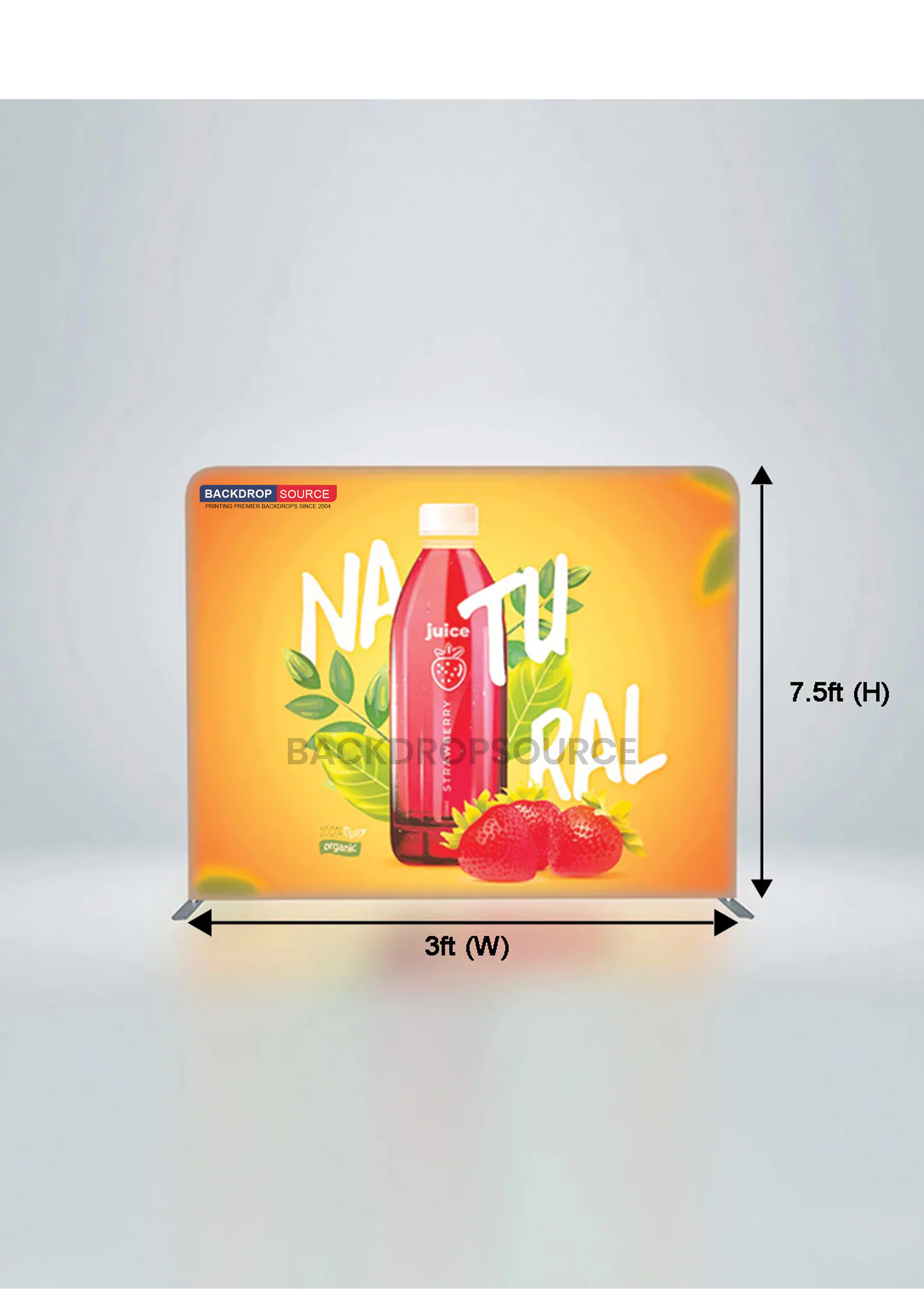 Slim Fabric LED Backlit Exhibition Wall