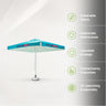 Square Market Umbrellas With Valances  – 9.8ft x 9.8ft