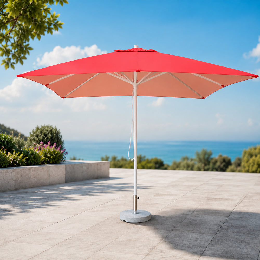 Square Market Umbrellas – 9.8ft x 9.8ft