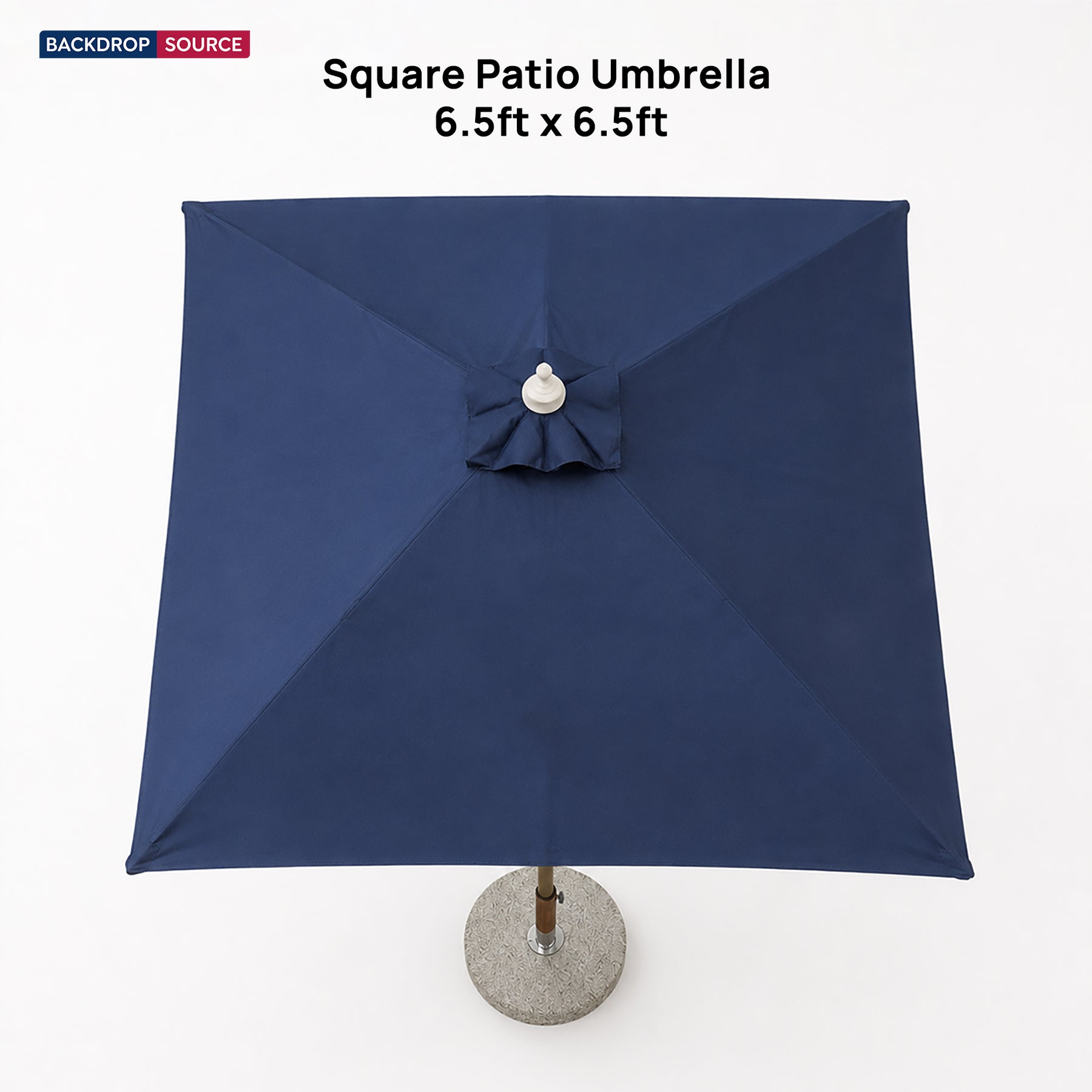 Square Patio Umbrella – 6.5ft x 6.5ft