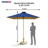 Square Patio Umbrella – 6.5ft x 6.5ft